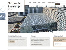 Tablet Screenshot of nationalestaalprijs.nl